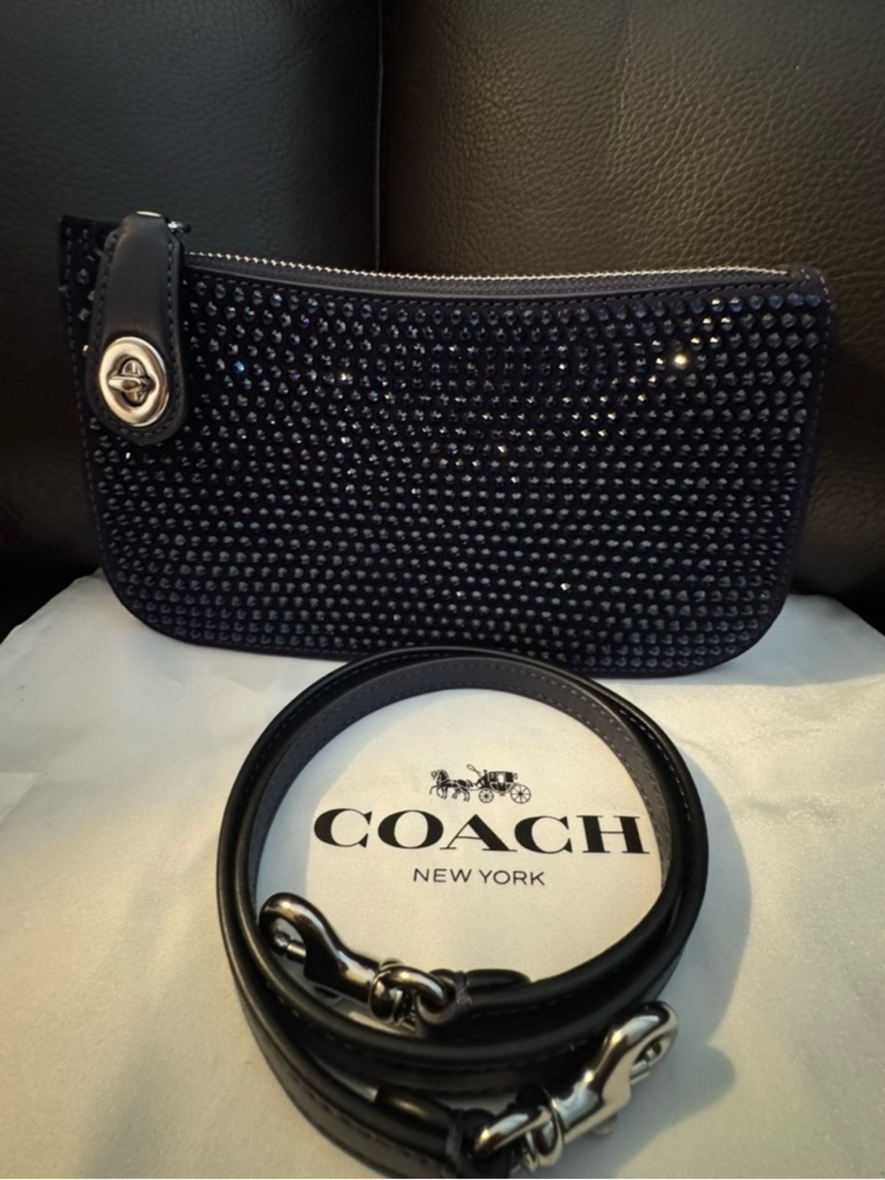 💙💙Coach Penn Shoulder Bag With Crystal NWT (PRICED TO SELL)